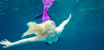 Mermaid Grace in Ocean